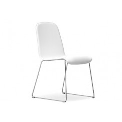 Čalúněná stolička v koži Trend 448