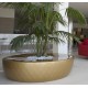 Moderná lavička s kvetináčom Vases Island