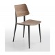 Moderná drevená stolička Joe S M TS-LG